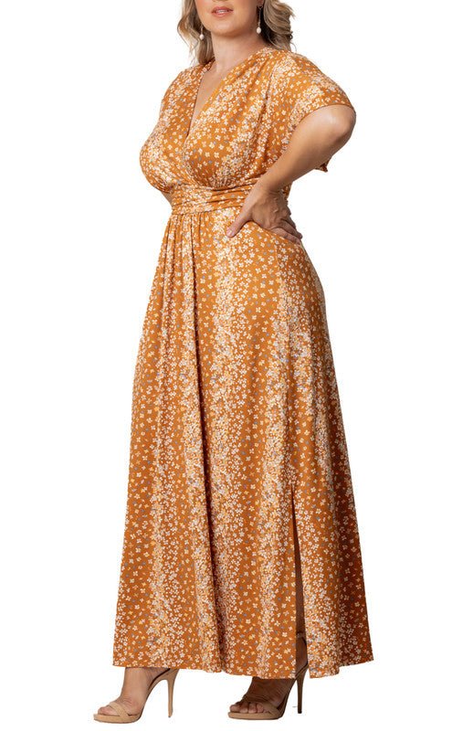 Vienna Maxi Floral Dress - Plus