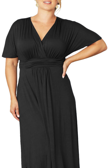Vienna Maxi Floral Dress - Plus