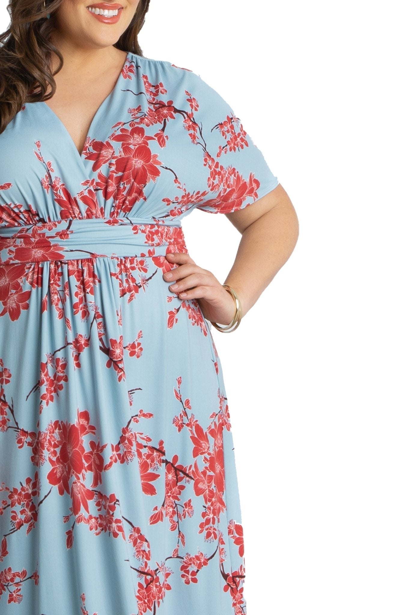 Vienna Maxi Floral Dress - Plus