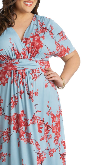 Vienna Maxi Floral Dress - Plus