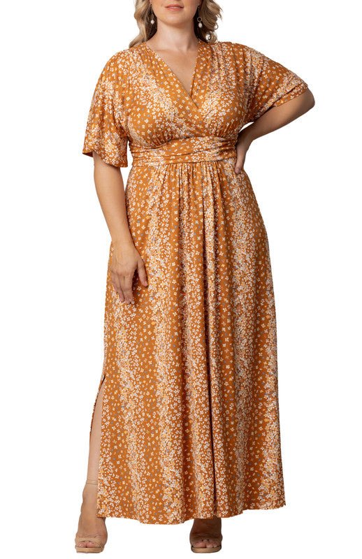 Vienna Maxi Floral Dress - Plus