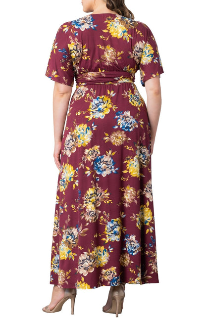 Vienna Maxi Floral Dress - Plus