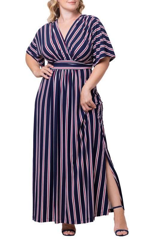 Vienna Maxi Floral Dress - Plus