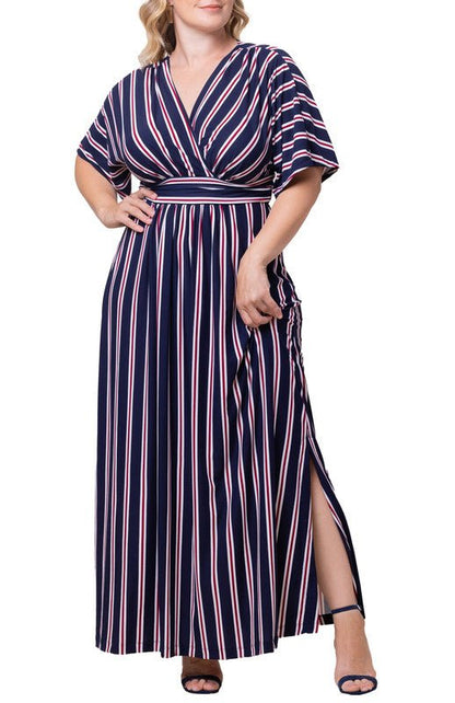 Vienna Maxi Floral Dress - Plus
