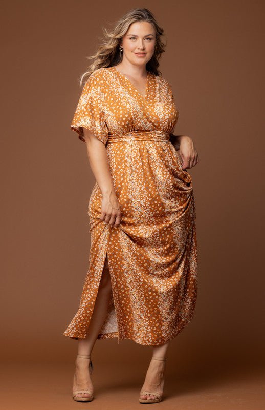 Vienna Maxi Floral Dress - Plus